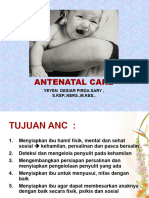 Antenatal Care: Yeyen Desiar Firda Sary, S.KEP.,NERS.,M.KES.