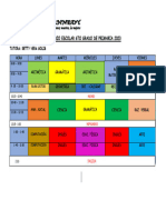 Horario 6to Primaria 2023