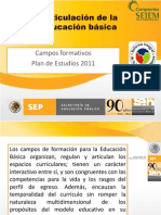 Campos Formativos Del Plan de Estudios 2011