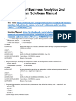 Essentials of Business Analytics 2nd Edition Camm Test Bank 1