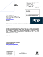 Solicitud de Uso Plazoleta Portal Transmilenio Suba 19 - Octubre - 2023