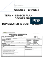 Term 4-Grade 4 Geography Ss Lesson Plans
