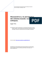 AGAPI FILINI Mesoamérica y La Perspectiva Del Sistema-mundo- Nuevos Enfoques