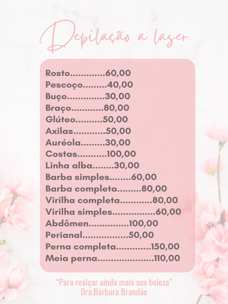 Tabela Valores Laser Day PDF