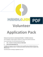 Volunteer Application Pack 