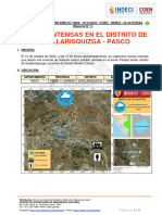 Reporte Complementario N.º 9889 - 19oct2023 - Lluvias Intensas en El Distrito de Goyllarisquizga - Pasco