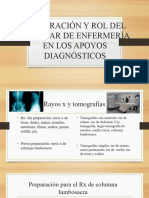 Preparacion y Rol Del Auxiliar de Enfermeria en Apoyos DX.
