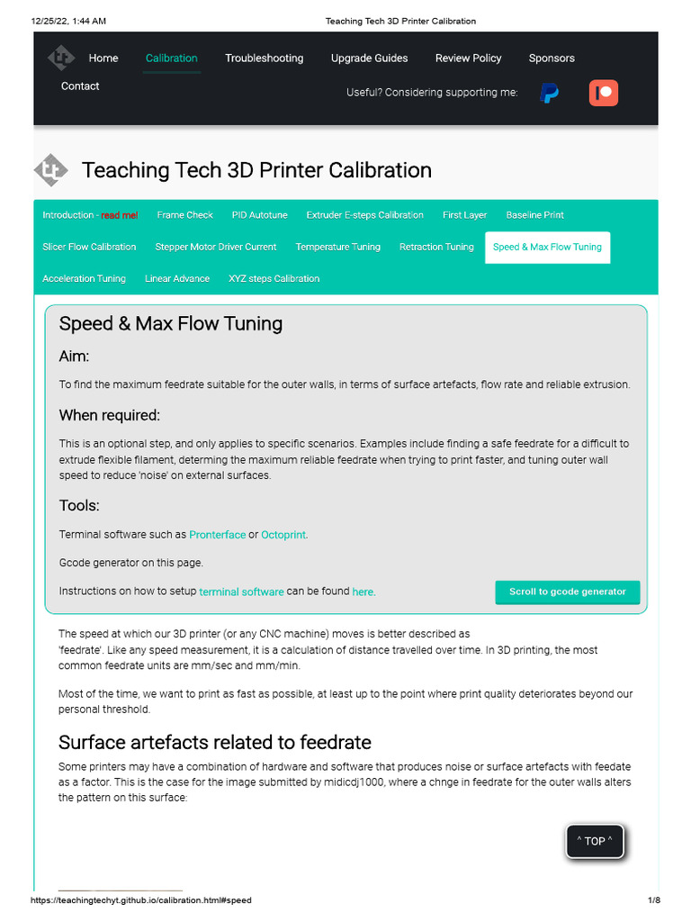Teaching Tech 3d Printing Calibration