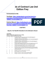 Essentials of Contract Law 2nd Edition Frey Test Bank 1