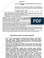 Hukum Acara Tata Usaha Negara Pertemuan 1