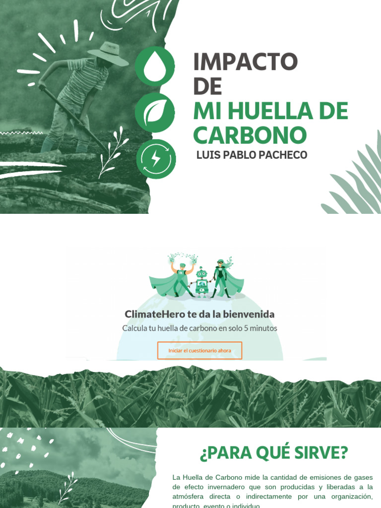 Impacto de Mi Huella de Carbono | PDF