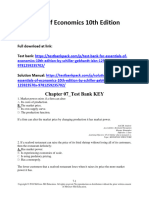 Essentials of Economics 10th Edition Schiller Test Bank 1
