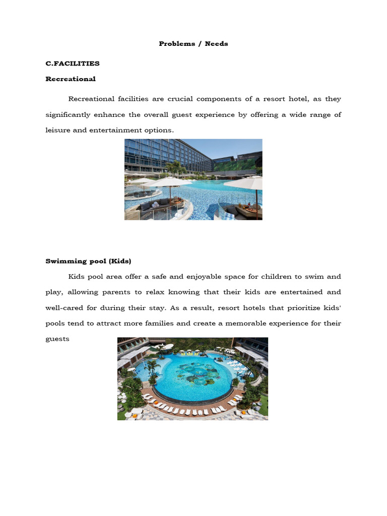 Beach Resort Hotel Programming Research | PDF