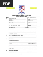 Application Form