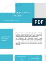 Procesos de Productos Lácteos