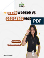 Hard Worker Vs Dedicated Worker
