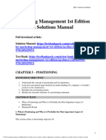 Marketing Management 1st Edition Iacobucci Solutions Manual 1