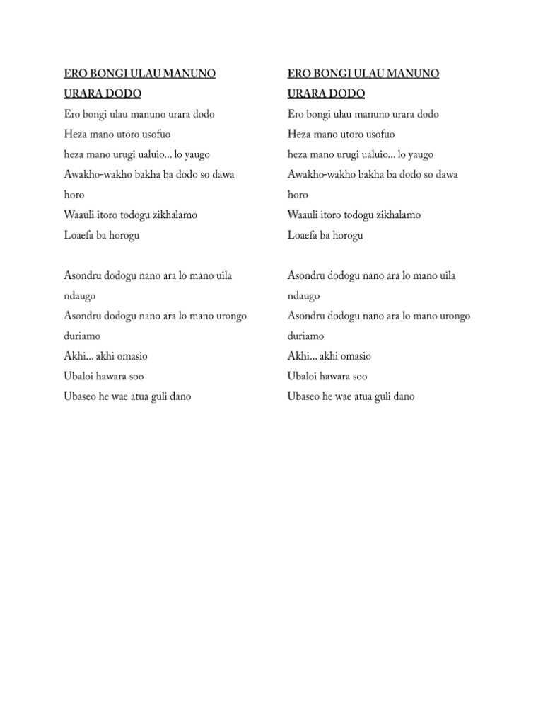 BONGI | PDF