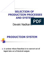 Process Selection