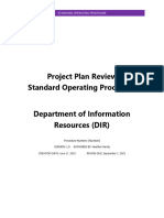 SOP - Project Plan