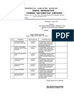 Surat Pengantar Laporan