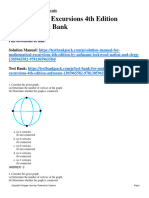 Mathematical Excursions 4th Edition Aufmann Test Bank 1