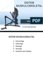 Kuliah Muskuloskeletal 1 Yenni Z 10 Sep 2023