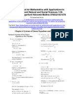 Mathematics With Applications in The Management Natural and Social Sciences 11th Edition Lial Solutions Manual 1