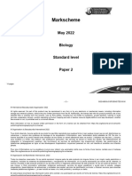 IB Biology - Paper - 2 - TZ2 - SL - Markscheme