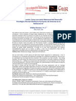 Vision relacional del desarrollo que clarifica la formación de sintomas en la adolescencia