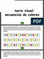Memoria Visual Secuencias Colores