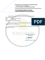 Surat Keterangan Bebas Pustaka Perpustakaan Universitas Bojonegoro