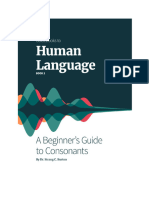 Guidebooks To Human Language Book 2 A Beginners Guide To Consonants Strang Burton Z Lib