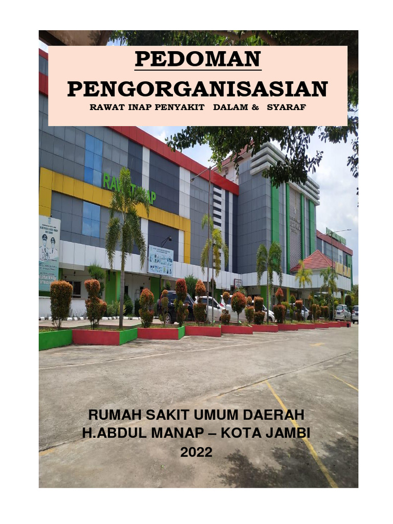 Pedoman Organisasi RSUD H. Abdul Manap | PDF | Ilmu Sosial