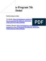 C How To Program 7th Edition Deitel Solutions Manual 1