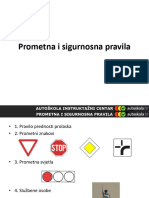 7.0. Prometna I Sigurnosna Pravila