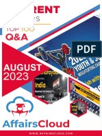 Current Affairs Q&A PDF Top 100 - August 2023 by AffairsCloud 1