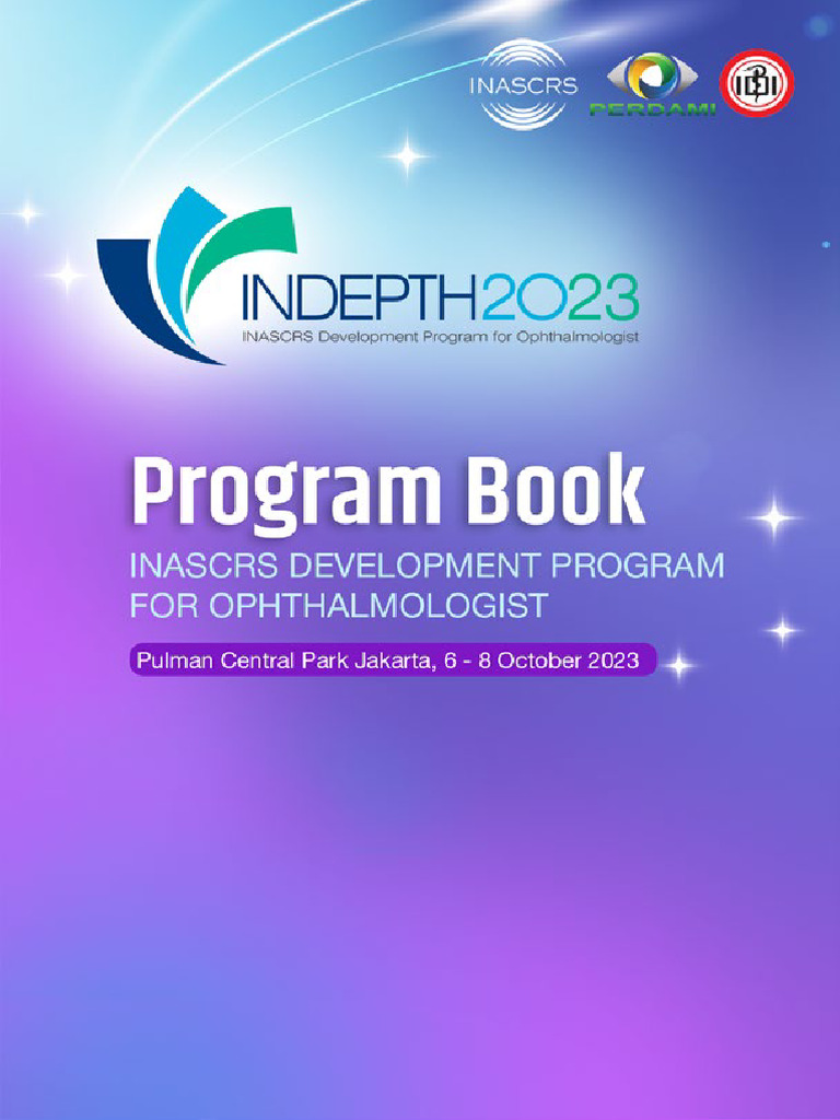Program Book Online INDEPTH 2023 - 3 | PDF | Science & Mathematics