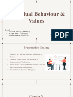 Individual Behaviour & Values