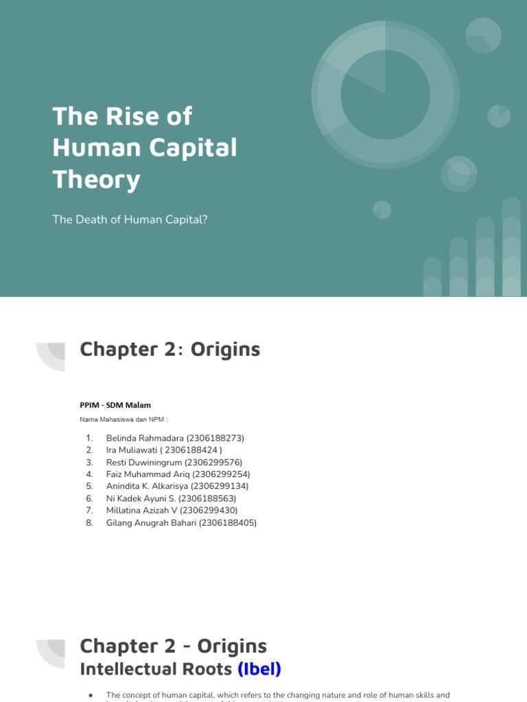 (ALL) The Rise of Human Capital Theory PDF