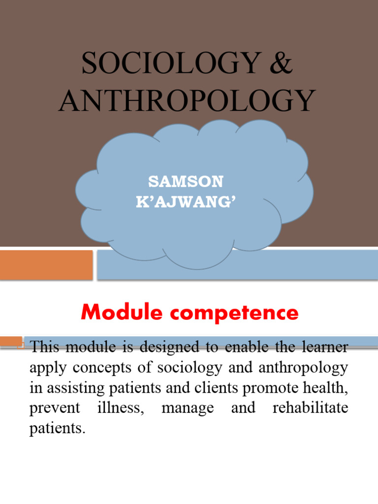 Sociology and Anthropology-2 | PDF
