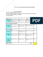 Introducing Myself Rubric