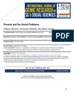 Poverty and The Social Problems