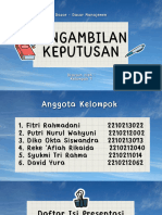 Pengambilan Keputusan