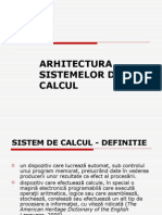 Arhitectura Sistemelor de Calcul