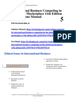 International Business Competing in The Global Marketplace 11th Edition Hill Solutions Manual 1