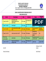 Jadwal Kegiatan Class Meeting