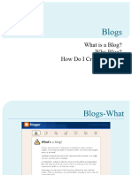 Fdocuments - in - What Is A Blog Why Blog How Do I Create A Blog