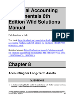 Financial Accounting Fundamentals 6th Edition Wild Solutions Manual 1
