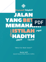 Jalan Yang Betul Dalam Memahami Istilah Hadith